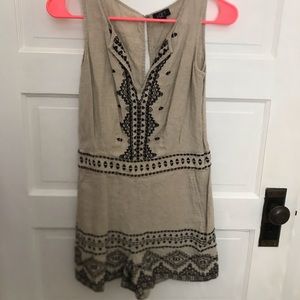Loft Embroidered Romper